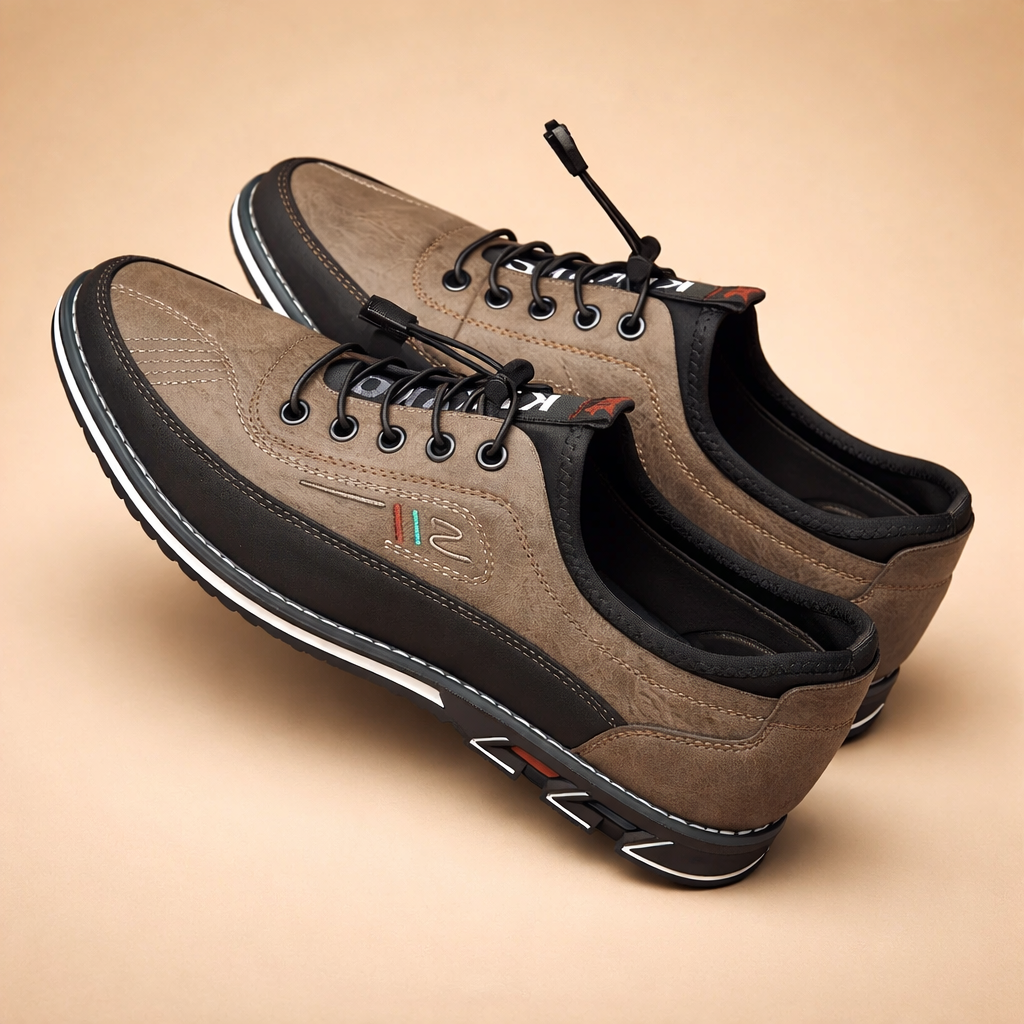 Alexander | Zapatos de Vestir de Piel Vegana para Hombre con Cordones para Otoño