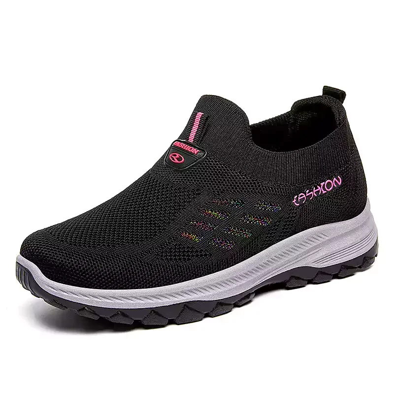 FLEXORA™ | Zapatillas tejidas ligeras con suela amortiguadora y agarre reforzado