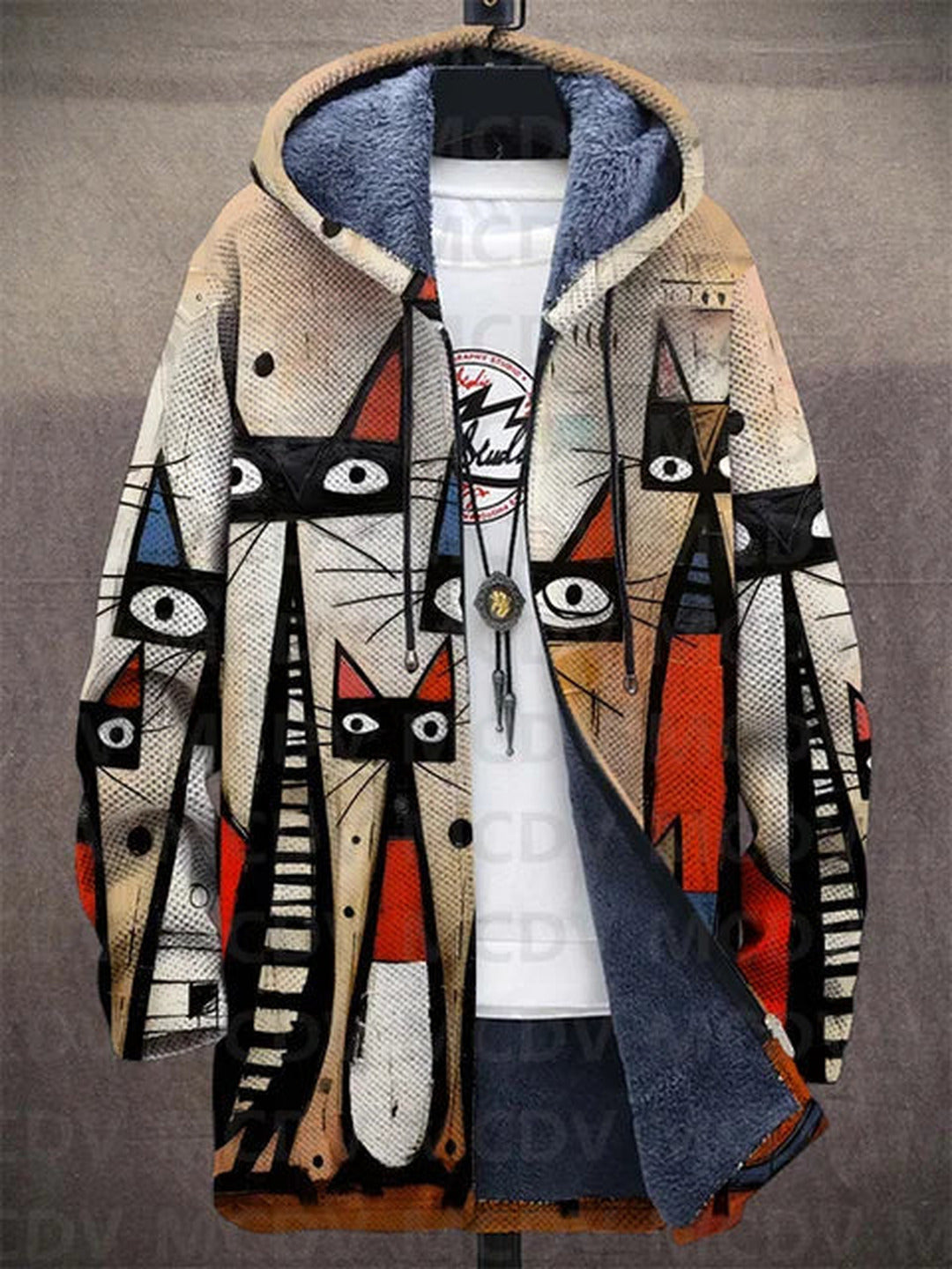 Fiona | Sudadera con capucha y cremallera de lujo e inspiración artística