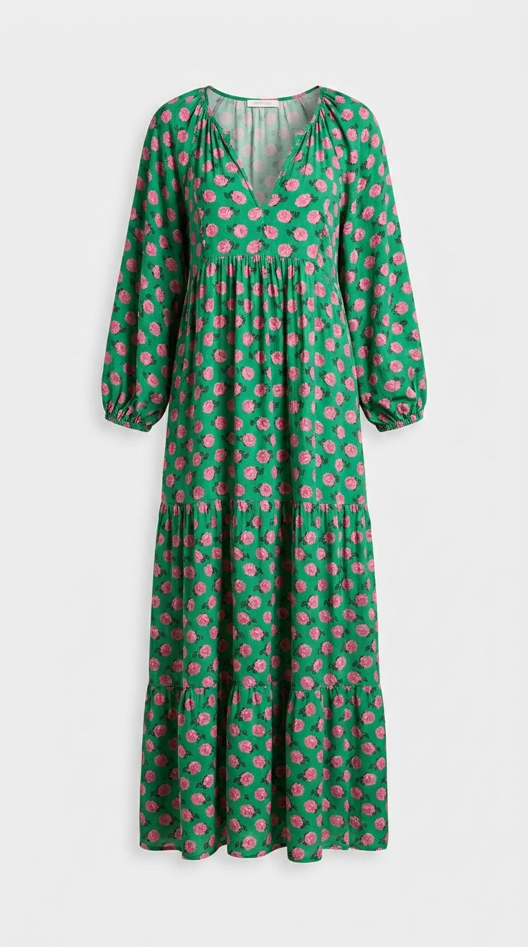 Vestido Boho Elegante Para Mujer – Corte Fluido