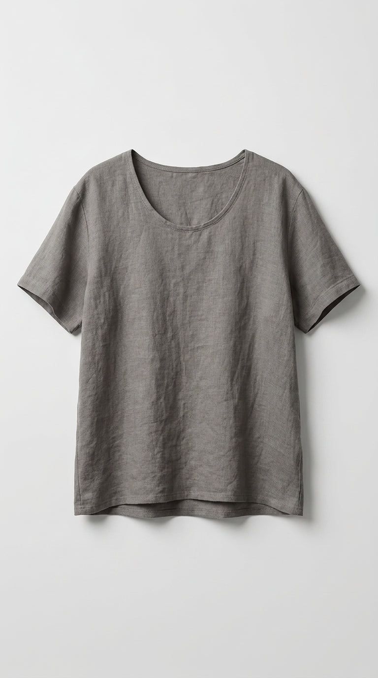 Blusa De Lino Mujer Atemporal Y Ligera