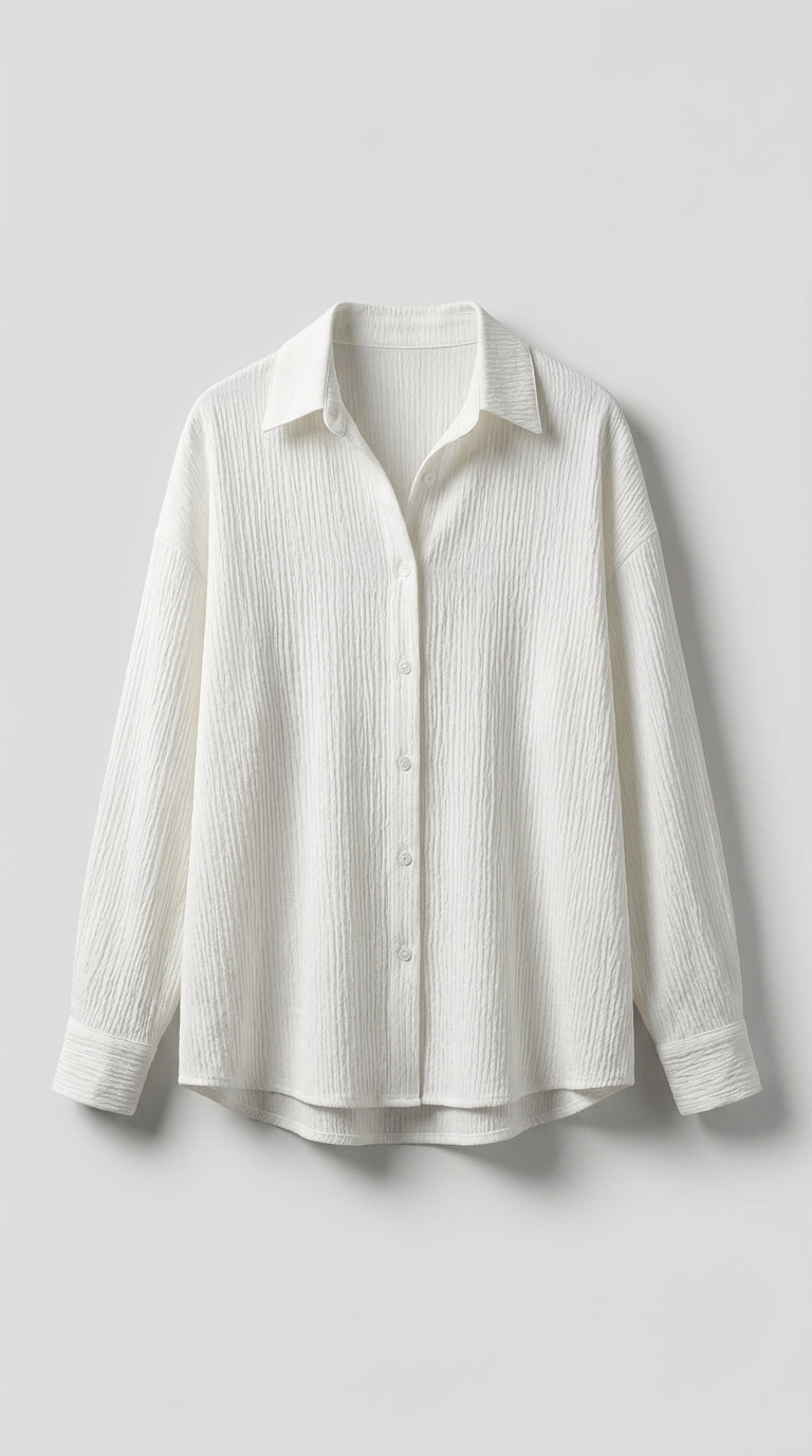 Blusa Clásica de Manga Larga para Mujer