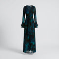 Vestido Maxi Floral Fiorella Escote en V