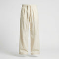 Pantalón Jogger Elegante Blanco Fit Oversize Hombre