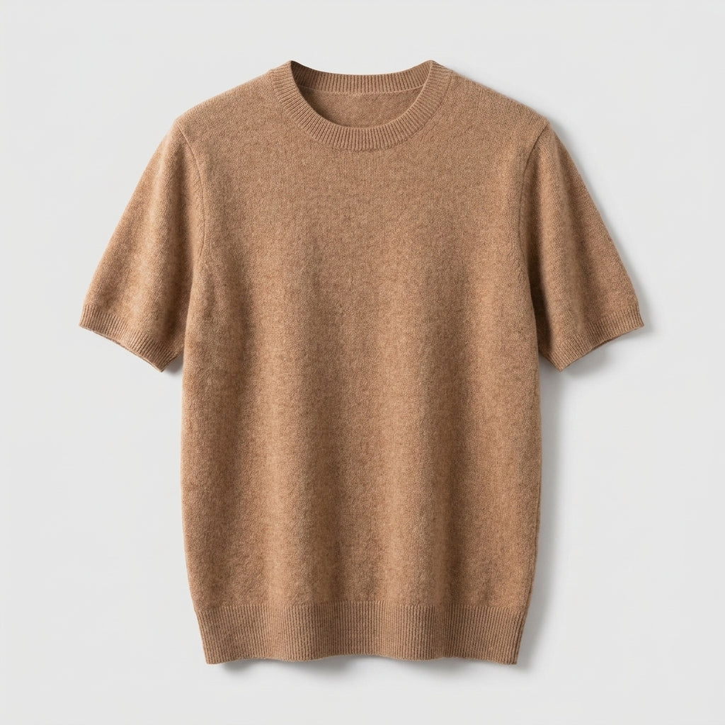 Camiseta De Lana Merina Hombre Ajuste Entallado