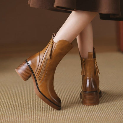 Selene | Botines de piel