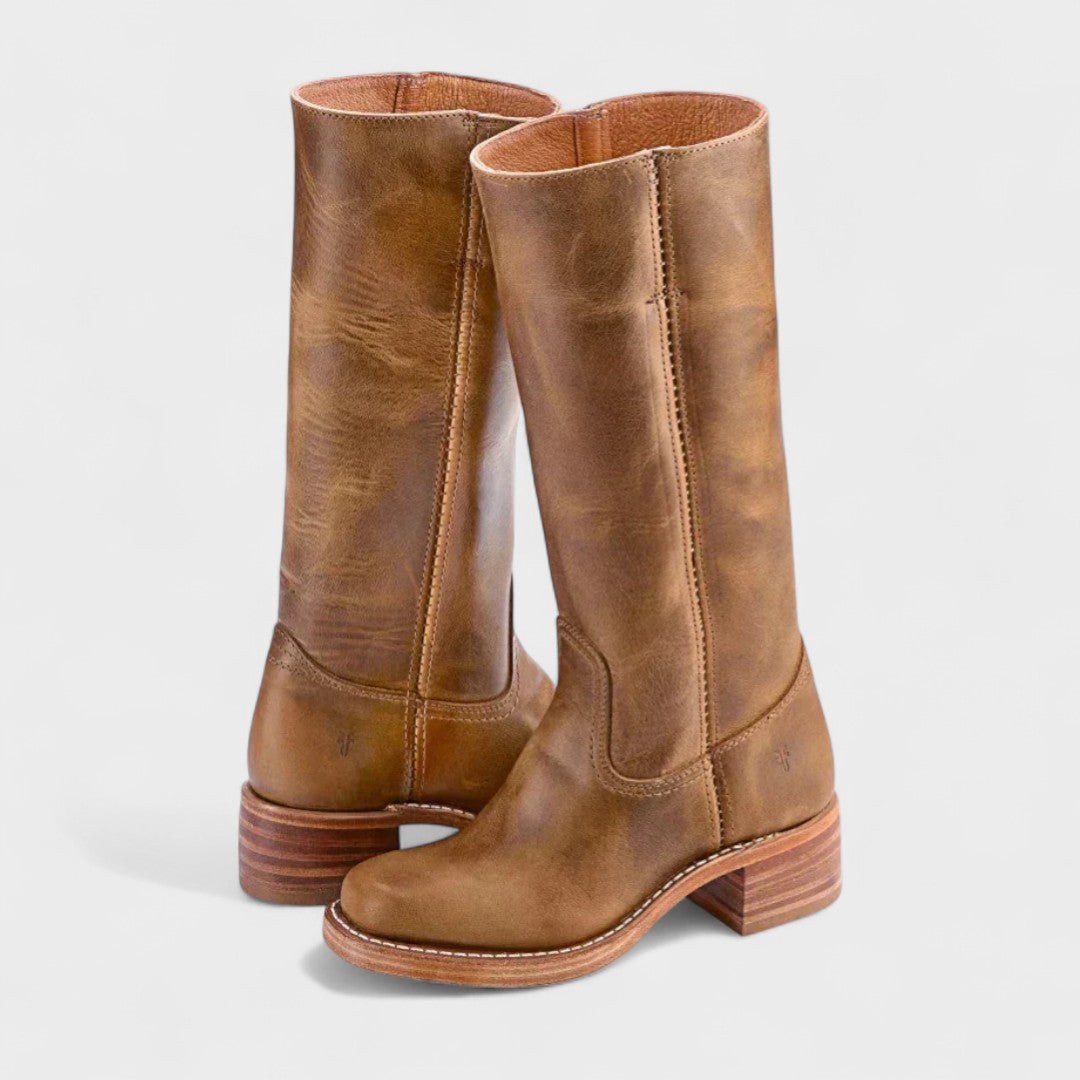 Rhonda | Botas altas de piel
