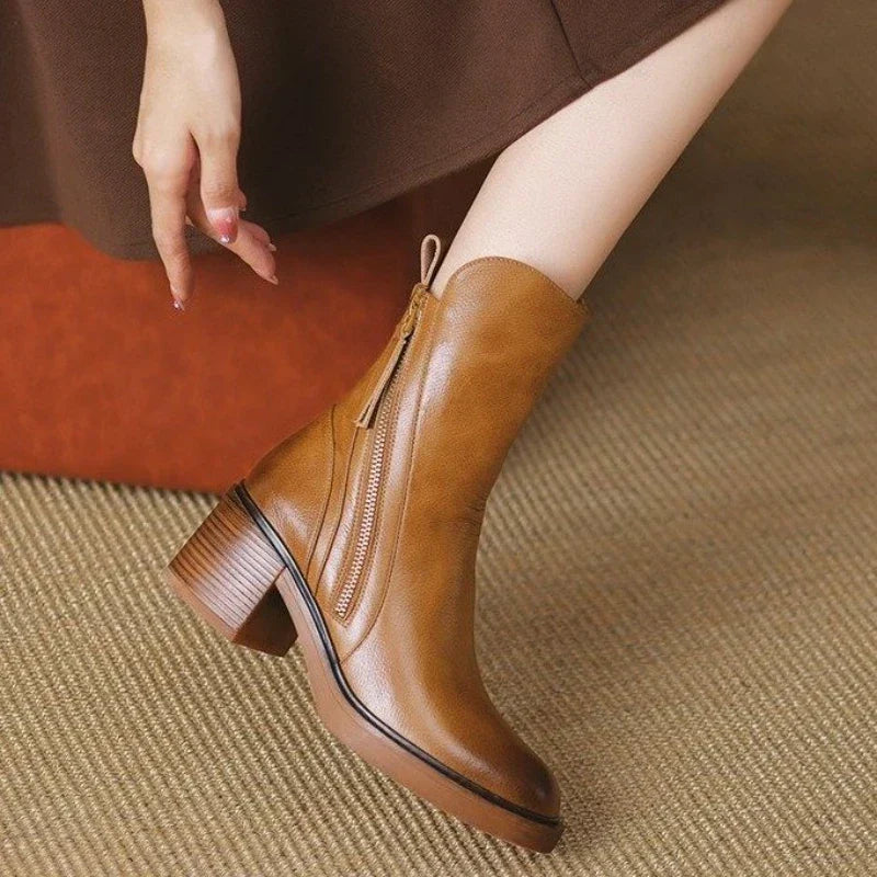 Selene | Botines de piel