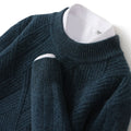 Jersey De Cachemira Para Hombre Con Patrón Elegante