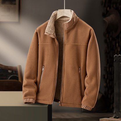 Graciela | Chaqueta con cremallera y cuello de pelo