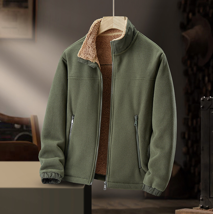 Graciela | Chaqueta con cremallera y cuello de pelo