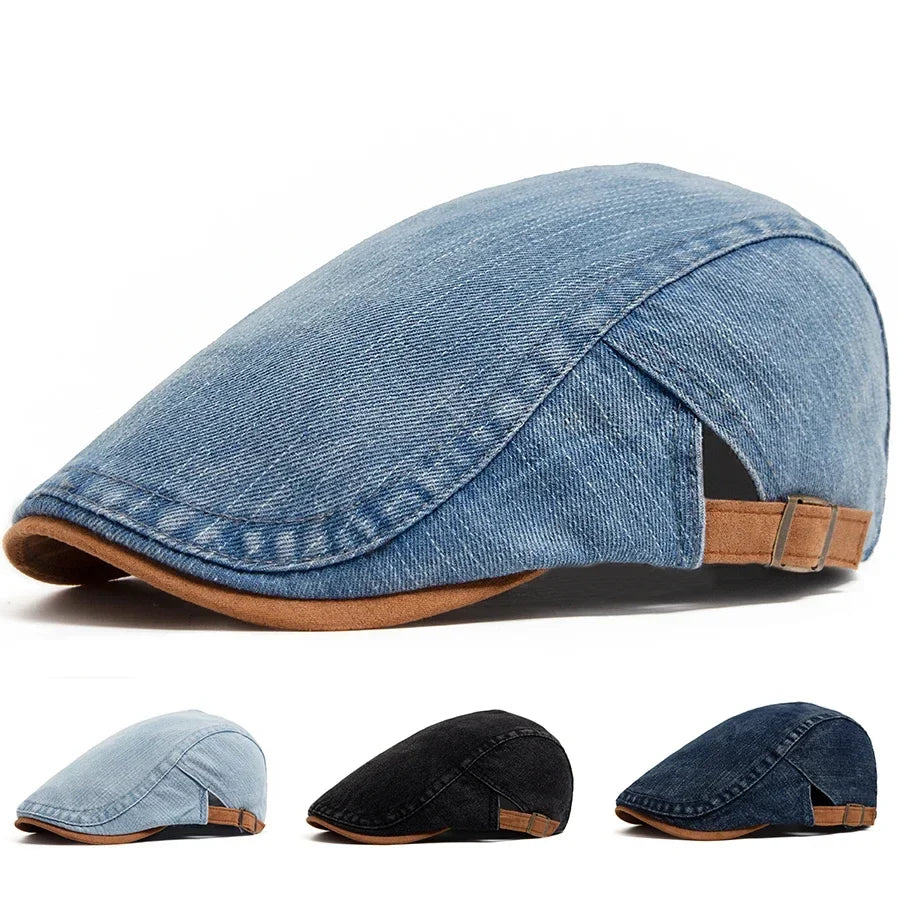 Charles | Gorra Denim de Algodón para Hombre