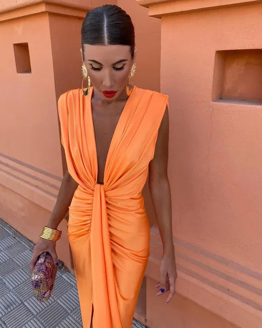 Vestido De Verano Elegante Y Ligero Para Mujer