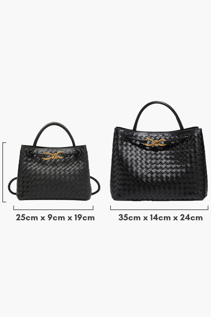 Índigo tejido bolso