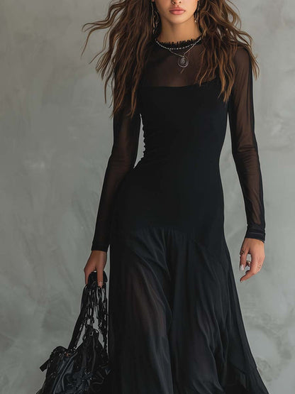 Vestido vaporoso elegante Yara