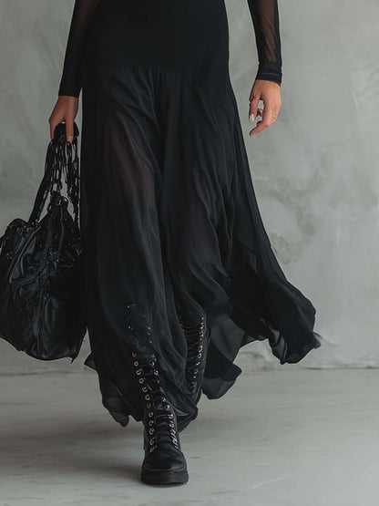 Vestido vaporoso elegante Yara
