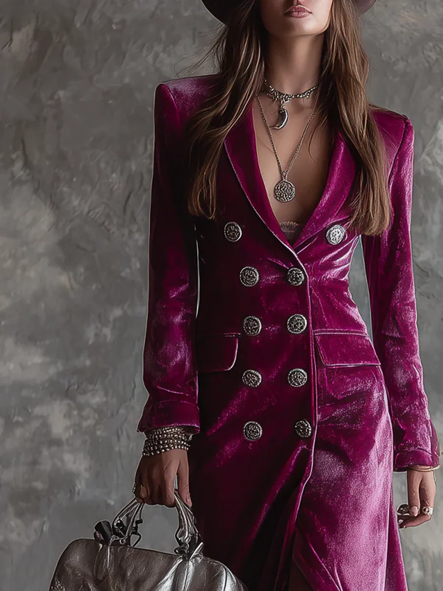 Victoria | Vestido americana de terciopelo