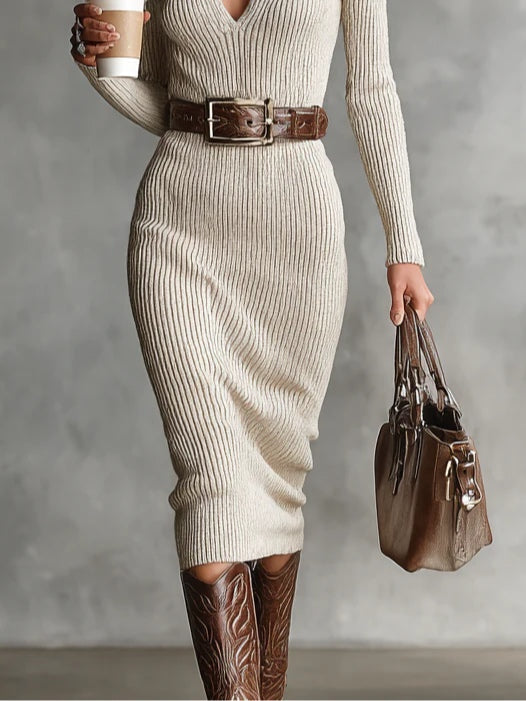 Clara | Vestido de punto elegante