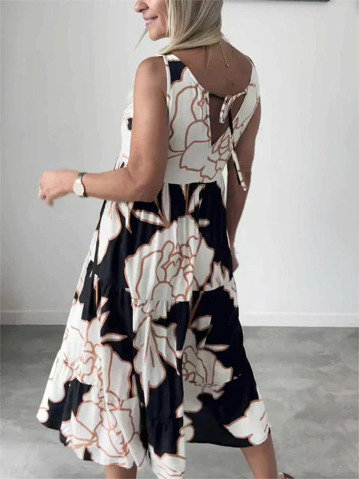 Vestido Floral Cómodo y Elegante para Mujer