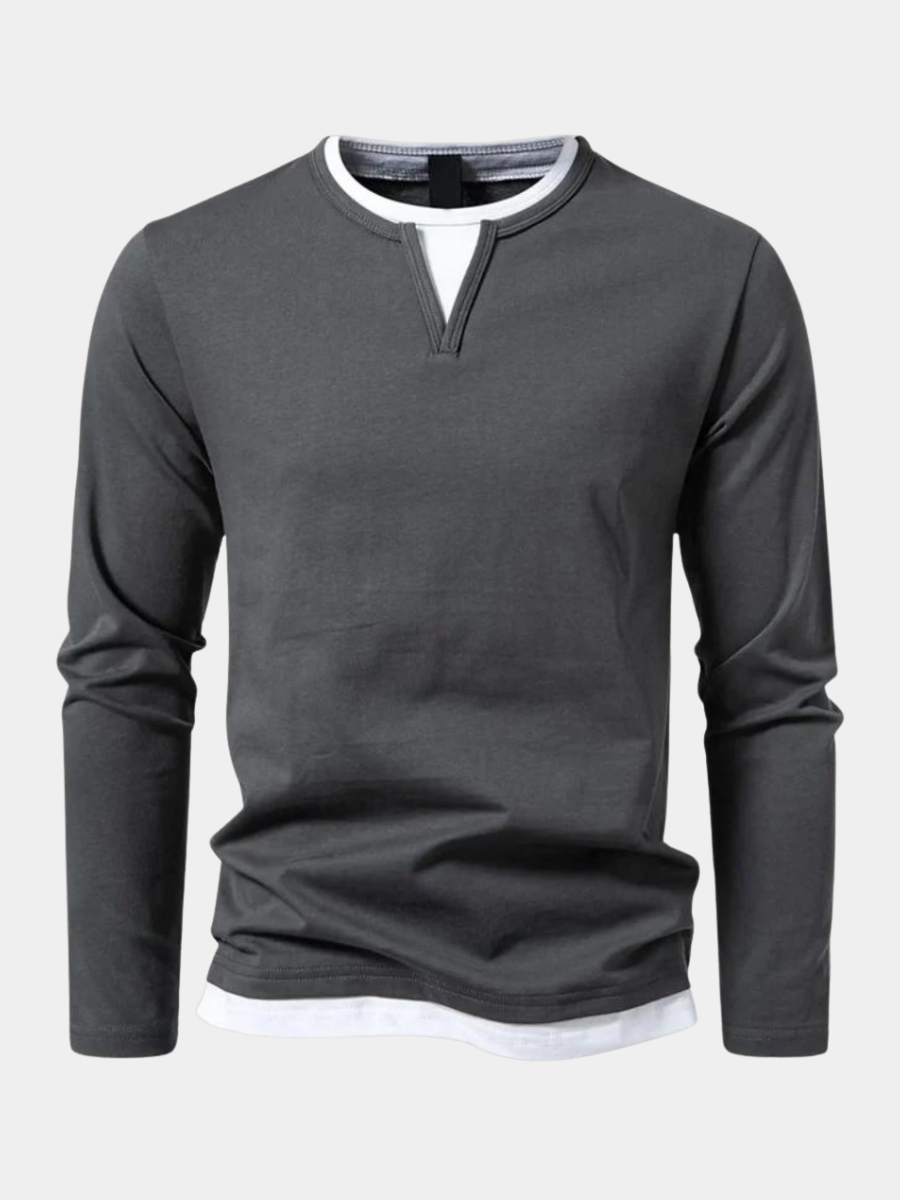 David | Jersey de cuello en V Premium
