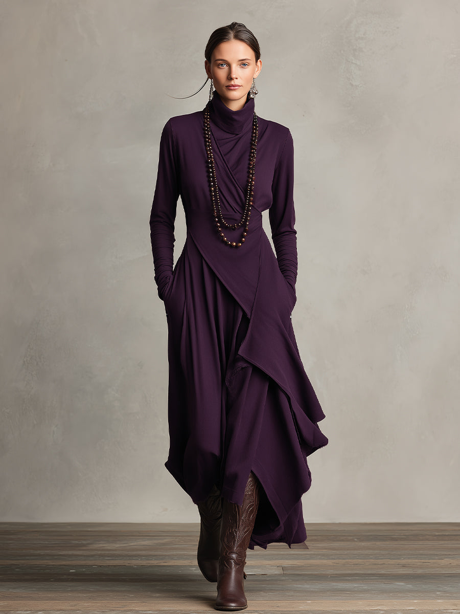 Natalie | Vestido drapeado elegante