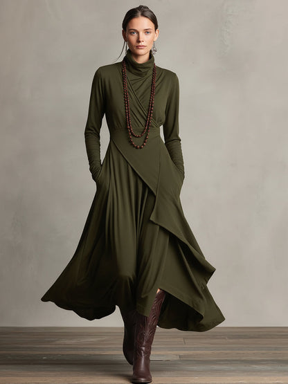 Natalie | Vestido drapeado elegante