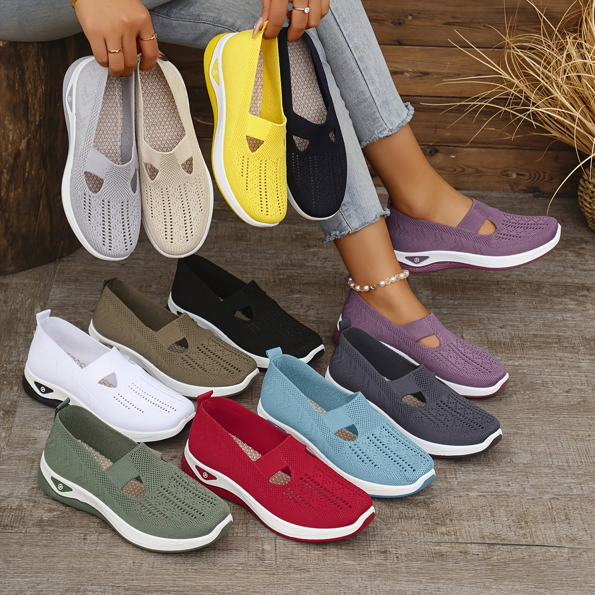 Zapatillas deportivas fáciles de poner y con una comodidad estable