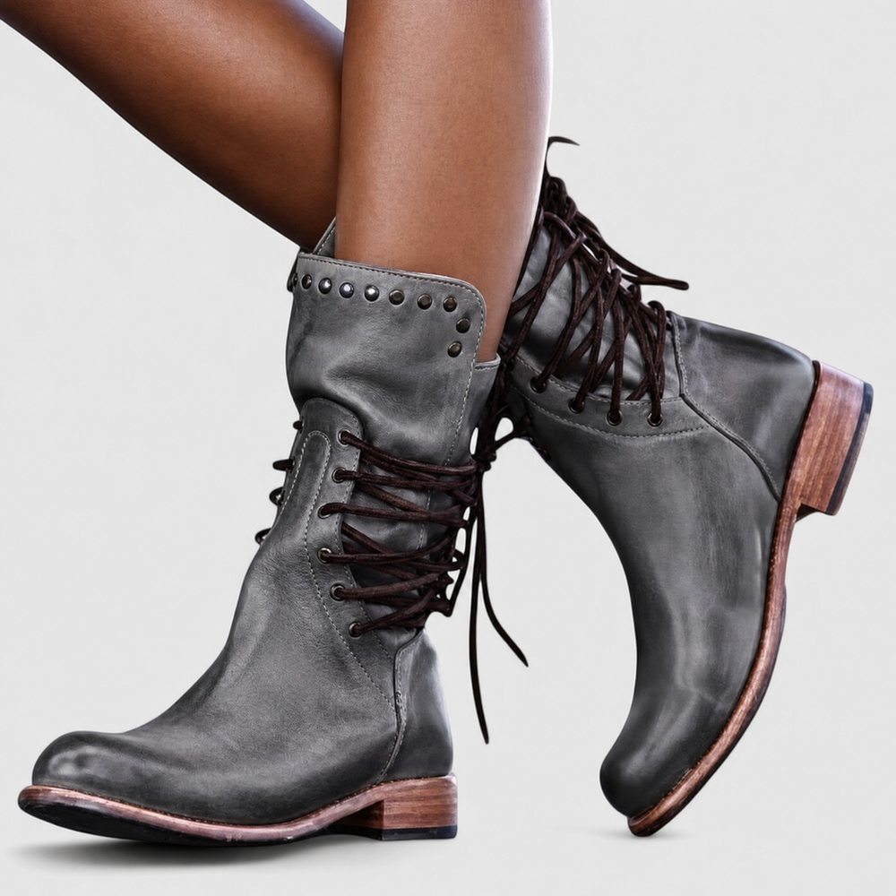 Rachel | Botines vintage con cordones