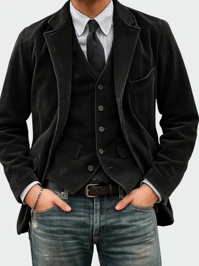 Tommy™ | Conjunto de 2 piezas: blazer y chaleco