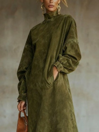 Aurora | Vestido de ante con flecos