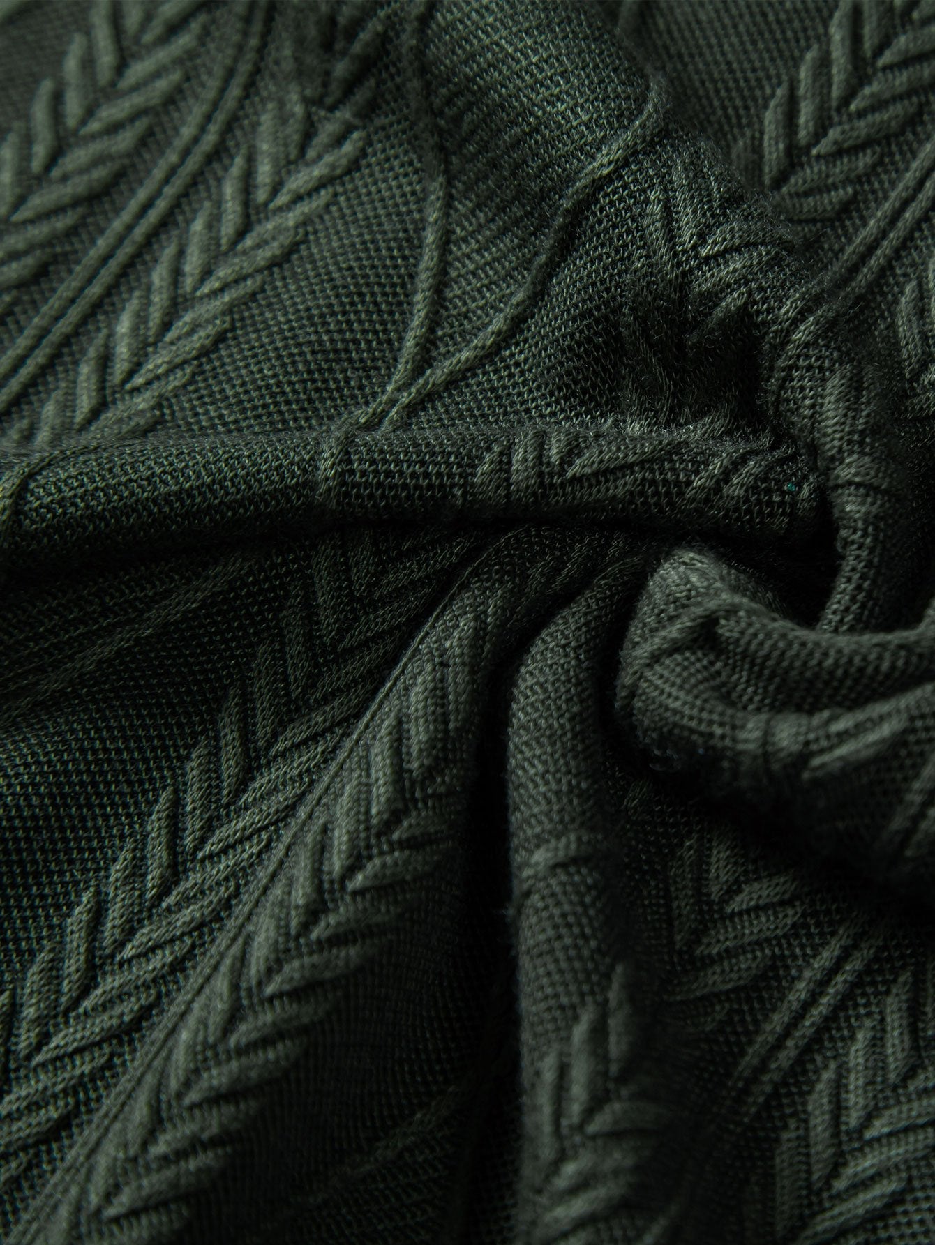 Conjunto Camisa Cubana Jacquard y Pantalón Recto Lino