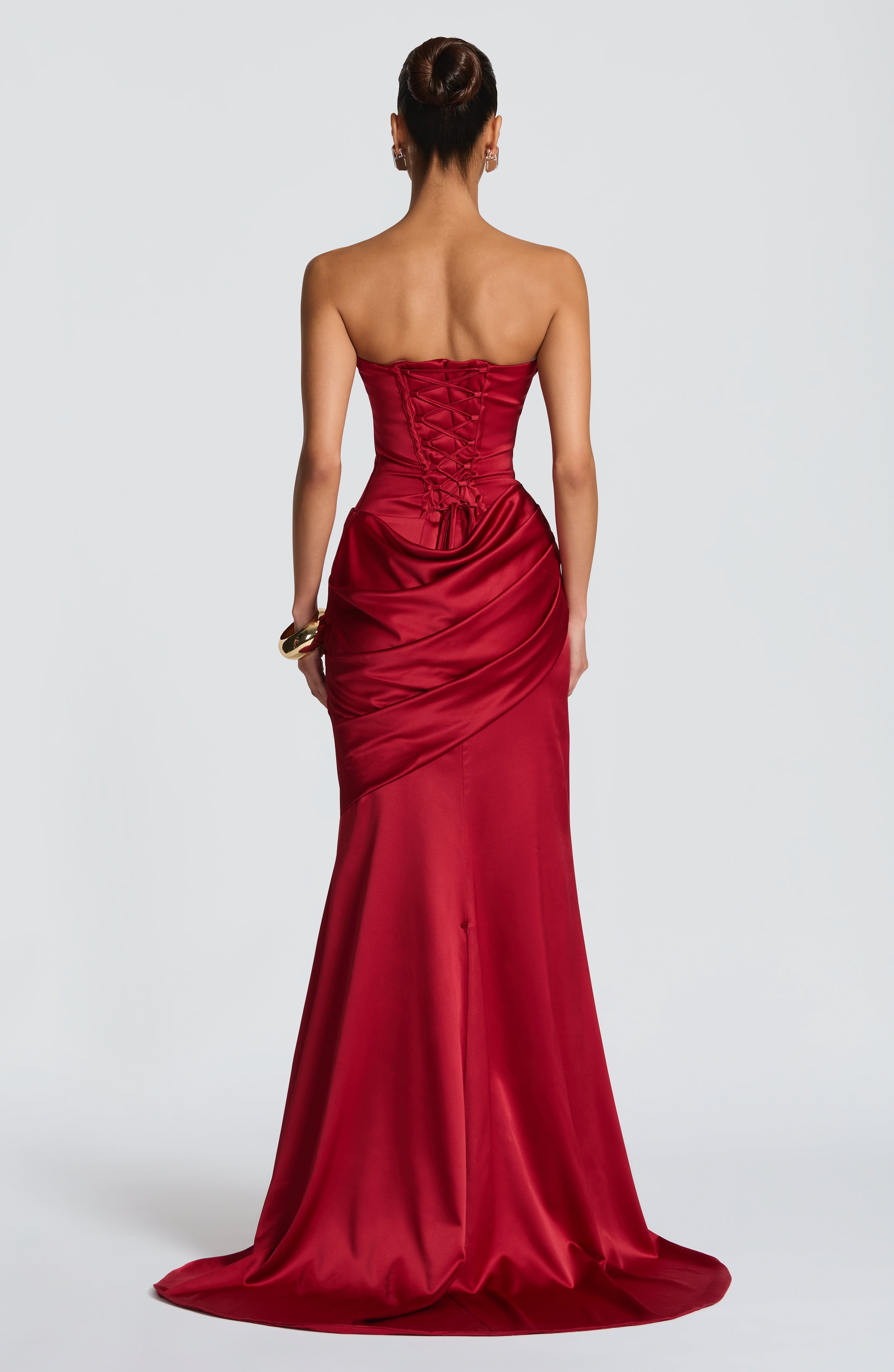 Vestido Kensington - Rojo intenso
