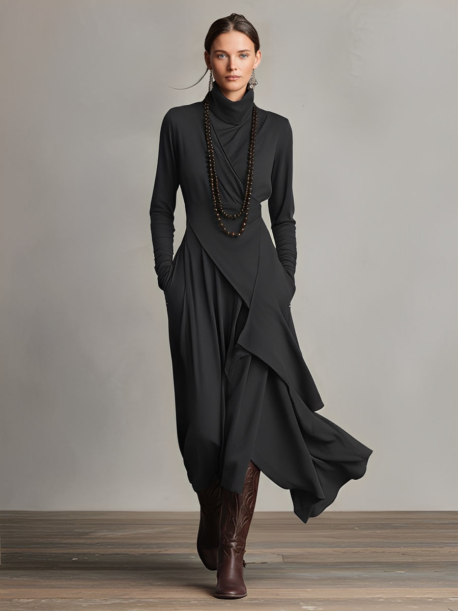 Natalie | Vestido drapeado elegante