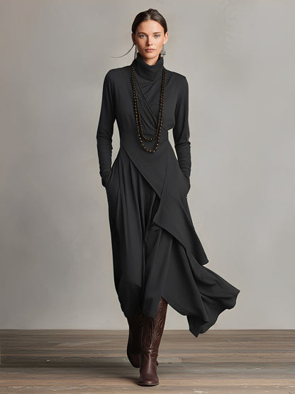 Natalie | Vestido drapeado elegante