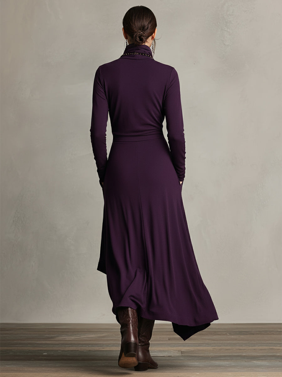 Natalie | Vestido drapeado elegante
