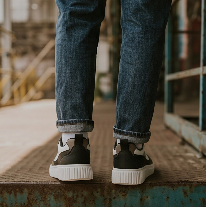 HeightEase — Zapatillas con plataforma y suela acanalada