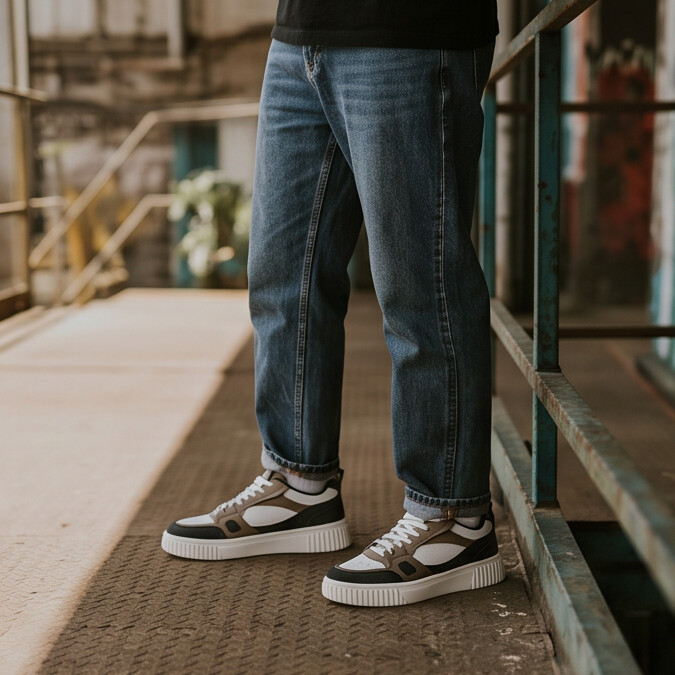 HeightEase — Zapatillas con plataforma y suela acanalada
