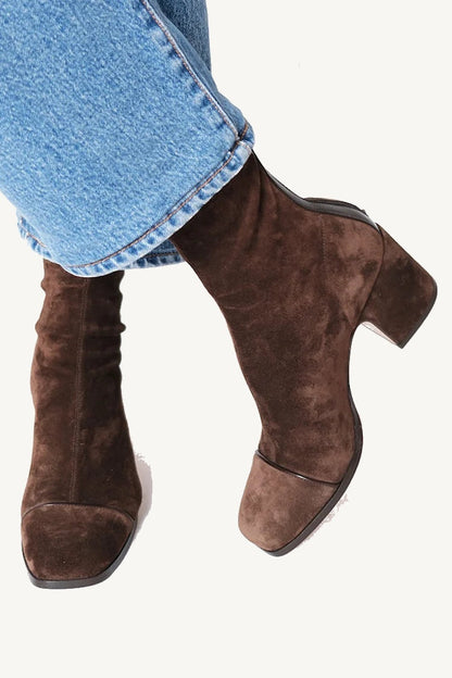 Elara | Botines elegantes de ante