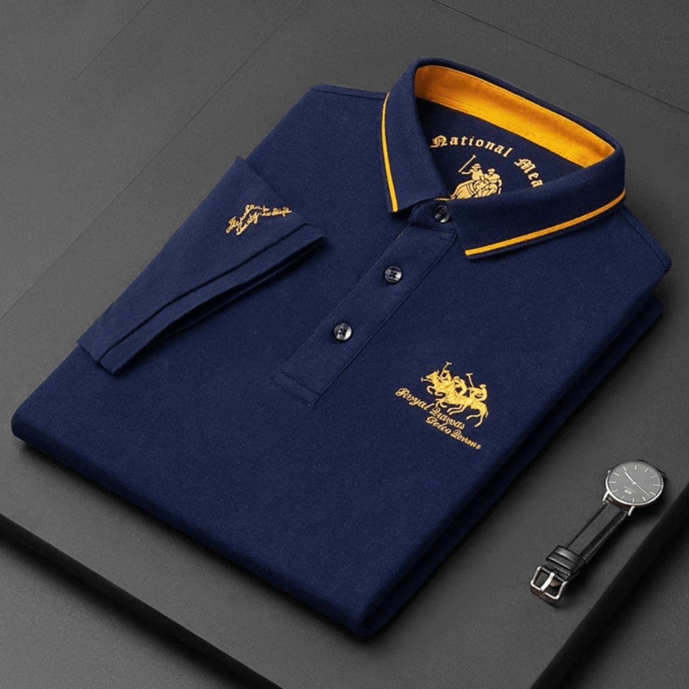 Polo elegante para hombre - Cuello clásico
