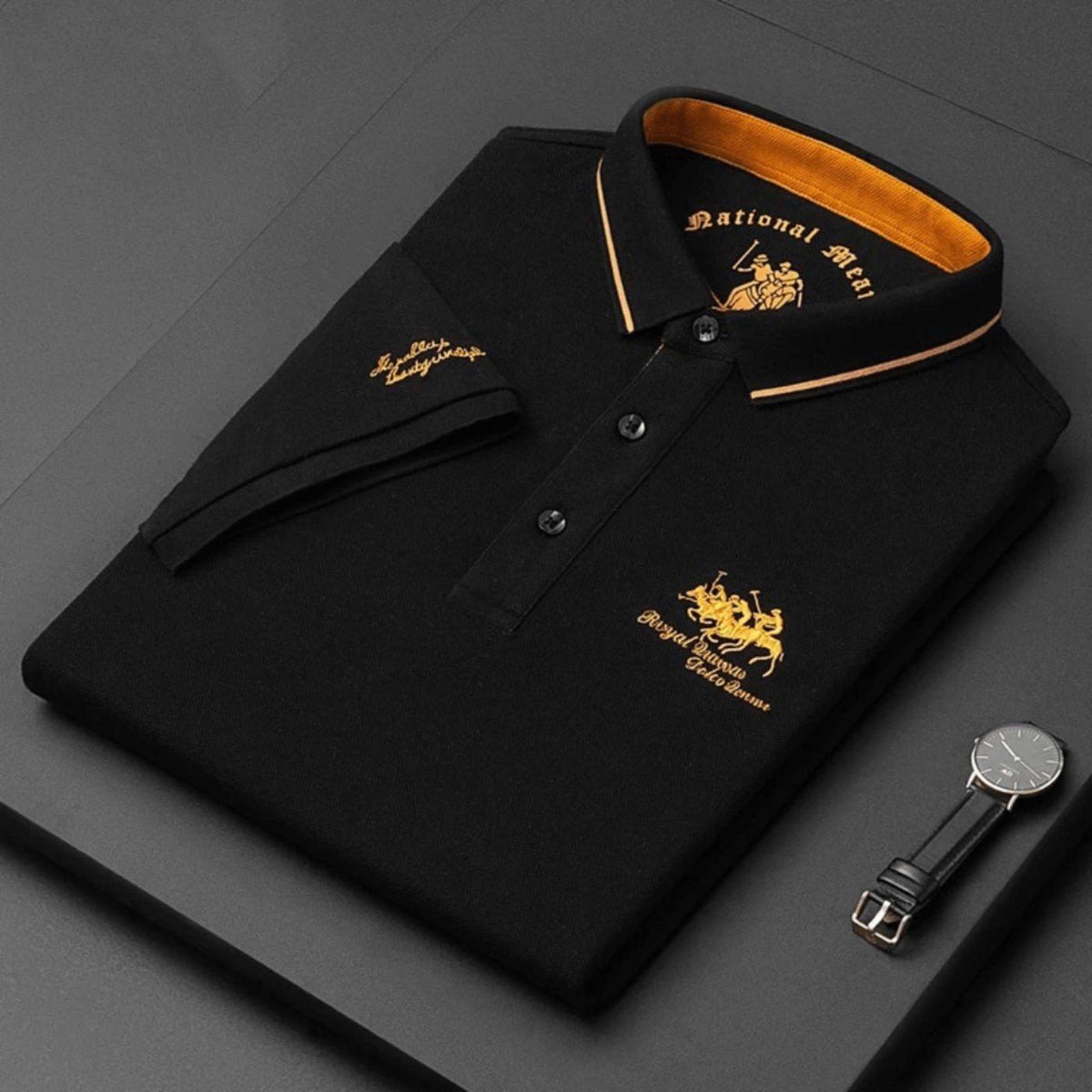Polo elegante para hombre - Cuello clásico