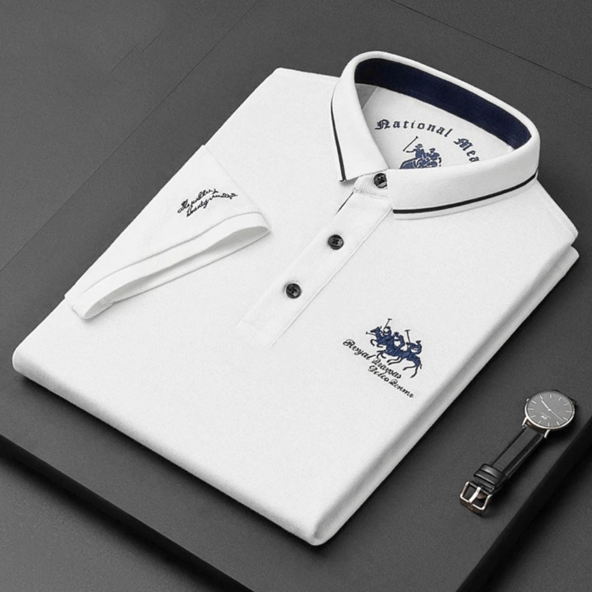 Polo elegante para hombre - Cuello clásico