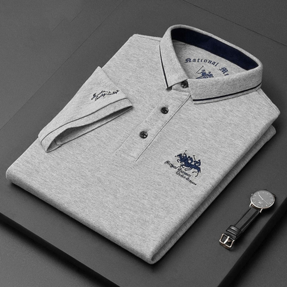 Polo elegante para hombre - Cuello clásico