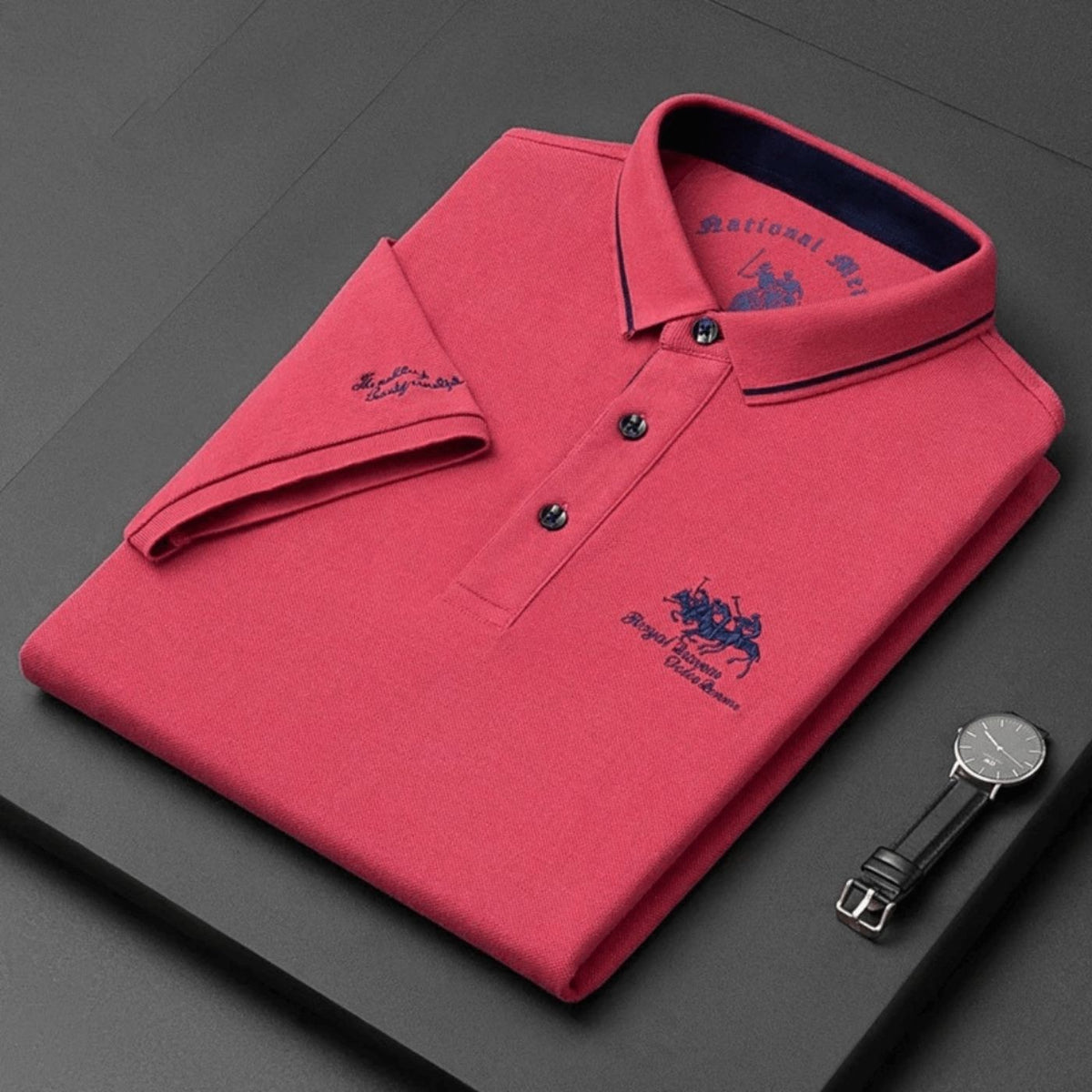 Polo elegante para hombre - Cuello clásico