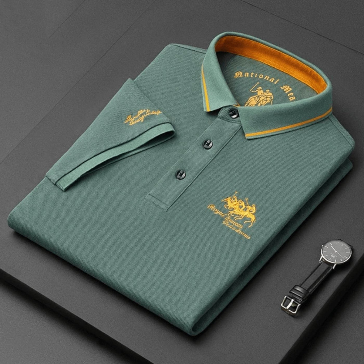 Polo elegante para hombre - Cuello clásico