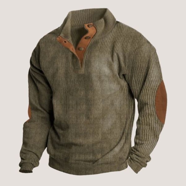 ARAMIS - Sudadera de Pana con Cuello