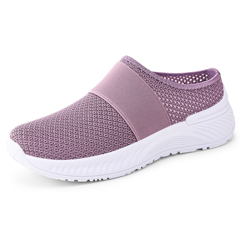 Zapatos sin cordones antideslizantes y transpirables