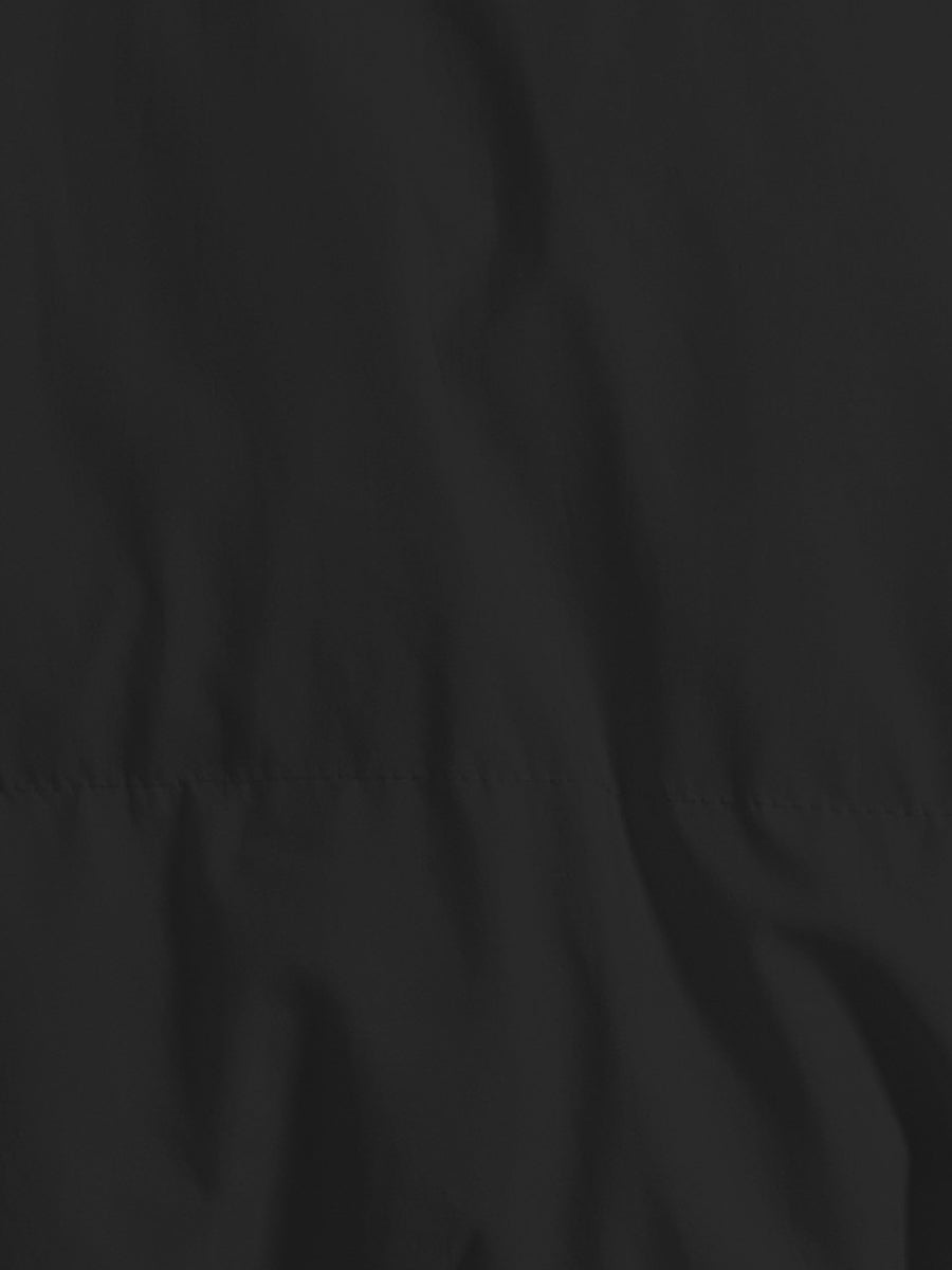 Chaqueta bomber desenfadada para mujer con cierre frontal de cremallera, cuello alto, diseño acolchado y estilo corto