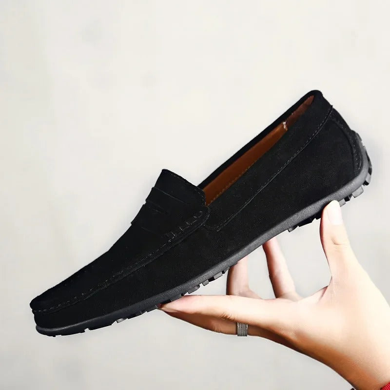 Gaston | Mocasín Chic y Cómodo de Ante