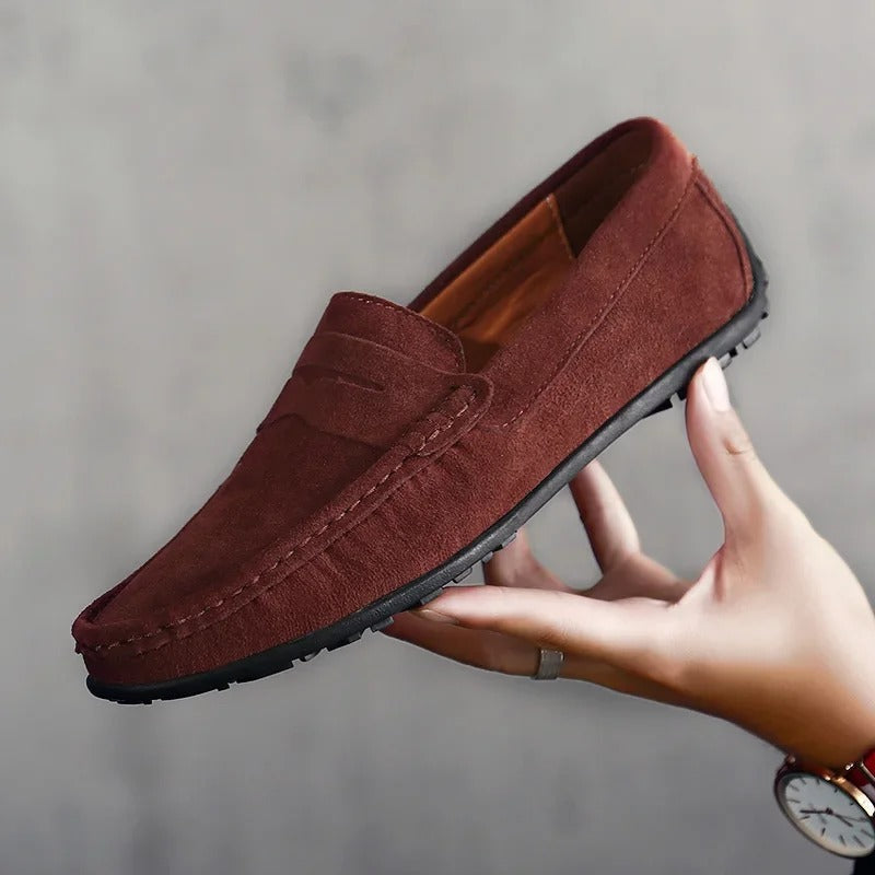 Gaston | Mocasín Chic y Cómodo de Ante