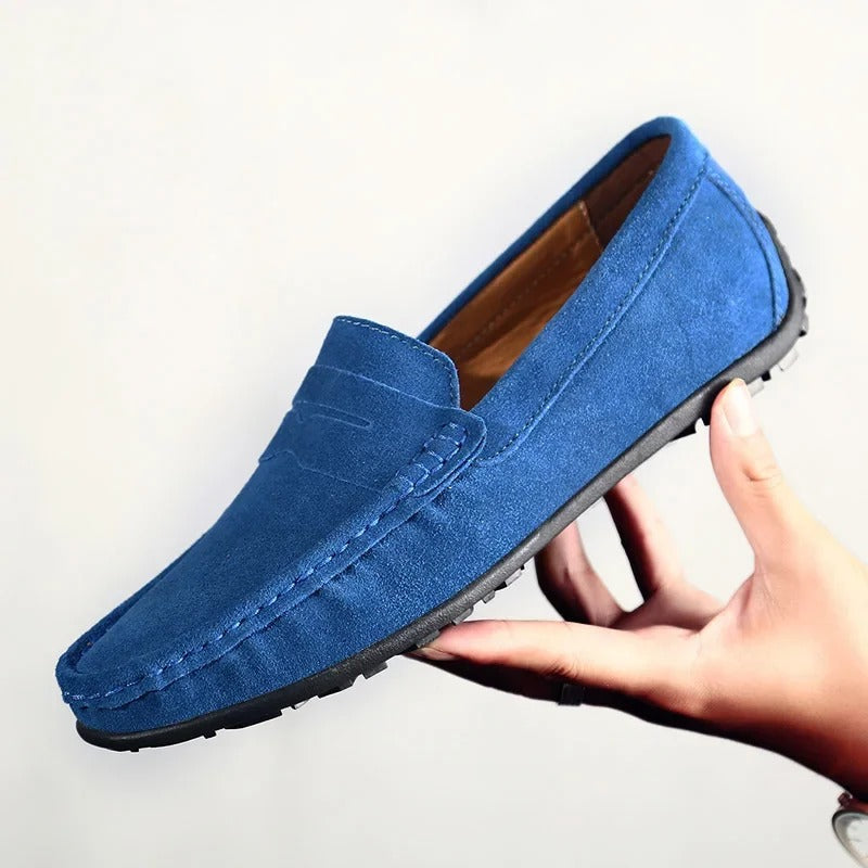 Gaston | Mocasín Chic y Cómodo de Ante